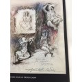 Signed! Armando Baldinelli Exhibition Invitation `Paintings, Drawings, Mosaics & Graphics` June 1988