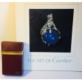 ORIGINAL CARTIER LEATHER CIGARETTE CASE AND BOOK "THE ART OF CARTIER"