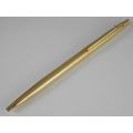 SCARCE!! CARAN D' ACHE MADISON GOLD PLATED BARLEYCORN DESIGN BALLPOINT PEN IN EXCELLENT CONDITION