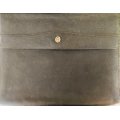 DESIGNER VINTAGE GOLDPFEIL A4 LEATHER FOLDOVER CARRYCASE MADE IN GERMANY IN EXCELLENT CONDITION