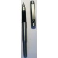 VINTAGE PARKER 25 STAINLESS STEEL FOUNTAIN PEN AND BALLPOINT PEN WITH LOGO IN BLACK BOX ON CLIP