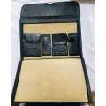 AMIET BLACK BRIEFCASE WITH SEVERAL COMPARTMENTS IN EXCELLENT CONDITION