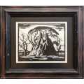 PIERNEEF LARGE A4 SIZE PHOTOLITHOGRAPHIC PRINT "ANTHEAPS SWA"