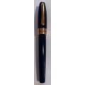 MONTEGRAPPA FORTUNA NAVY BLUE ROLLERBALL PEN UNUSED IN BOX INCLUDES WORKING REFILL