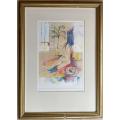 SIGNED!! SUE PAM-GRANT PRINT, NUMBERED 2/2, DATED 1987