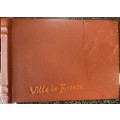 DOUBLE SIGNED!! DELUXE EDITION `VILLA IN BRONZE` LEATHERBOUND, NUMBERED 7/15 IN FINE SLIPCASE