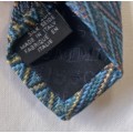 ORIGINAL MISSONI PURE SILK CLASSIC BLUE CHEVRON PATTERN TIE, MADE IN ITALY!