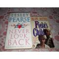 Bundle of 4 books, Fielas Child , Never Look Back ,Open House ,An Elusive Desire