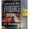 Rules of Evidence  Jay Brandon and Omnibus of Deborah Crombie