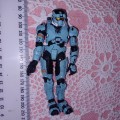 HALO 3 - Cyan Spartan Mongoose Driver Soldier - Action Figure