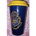 Harry Potter MG22896 `Hogwarts Crest` Ceramic Travel Mug, 12 oz/340 ml