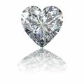 Fiery D Colour VVS1 6.5MM*6.5MM 1Ct Heart Shape White Moissanite 100% Genuine Loose With Certificate