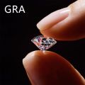 Lovely 5.0 MM 0.50 Carat VVS1 D White Round Shape Cut Loose Moissanite With Certificate