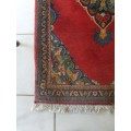 BEAUTIFUL BRIGHT HAND KNOTTED GEOMETRIC FLORAL PERSIAN SAROUK RUG