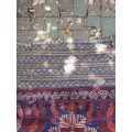 LOVELY HAND KNOTTED WOVEN ORIENTAL / PERSIAN RUG GEOMETRIC FLORAL  149CM BY 87 CM NO 2