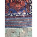 LOVELY HAND KNOTTED WOVEN PERSIAN / ORIENTAL TRIBAL RUG GEOMETRIC FLORAL NO 4