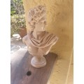 FOR THIA STONE LOOK RESIN BUST OF ONE OF THE GREEK GODS OR EMPERORS 22.5CM