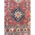 FOR QUINTON OFFERSTUNNING LARGE AFGHAN KAZAK  HAND KNOTTED CARPET GEOMETRIC FLORAL ETC. EARTHY TONES