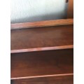 VINTAGE, BEAUTIFUL and STUNNING HEAVY LARGE and LONG SOLID OAK WOOD BOOKCASE