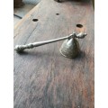 Jenna Clifford pewter candle snuffer floral design