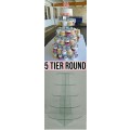 5 Tier Multi Purpose Glass Cake/Cupcake Stand