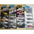 Hotwheels - Fast and Furious lot of cars