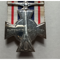 SAP Police Silver Cross for Bravery - Full-size, Original (Marked 9ct)