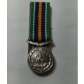 SADF - Miniature De Wet medal (In silver)
