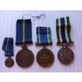 SAP Police medals (An assortment - not medal group)