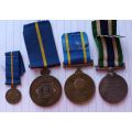 SAP Police medals (An assortment - not medal group)