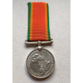 WW2 - Africa Service Medal - named to a Coullie (with Kings Commendation)
