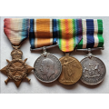 WW1 / Police medal group - 14th Dismounted Rifles