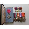 WW2 medal group with MBE, British Vice Consul - British Consul General