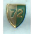 SADF - 72 Division - Metal cravat / lapel pin