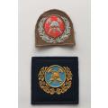 SADF - Army / Airforce cloth fireman proficiency badges