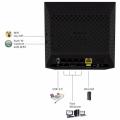 NetGear R6100 WiFi RouterAC1200 Dual Band with Power Supply
