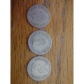 3 x awesome Rhodesia/Nyasaland coins