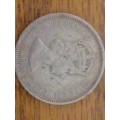 1972 Seychelles one rupee coin