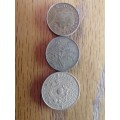 1967 Mexico 5 centavos. 1957 20 lire. 1814-1994 200 lire.