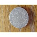 1886 ZAR 1 shilling coin