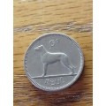 Ireland Eire 1960 6d coin