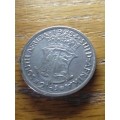 South Africa 21/2 shillings coin