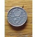 UK 1920 3 pence coin
