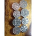 Mix of Swaziland and Tanzania coins
