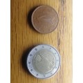2002 Euro coins German 2 Euros.. Eire 5 euro cents