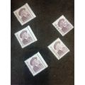 USA Buffalo Bill Cody 15c stamp 3 unused 2 used