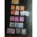 18 x USA stamps