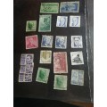 19 x USA stamps