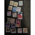 17 x USA stamps