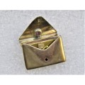 VINTAGE 9ct GOLD UNUSUAL  ENVELOPE CHARM